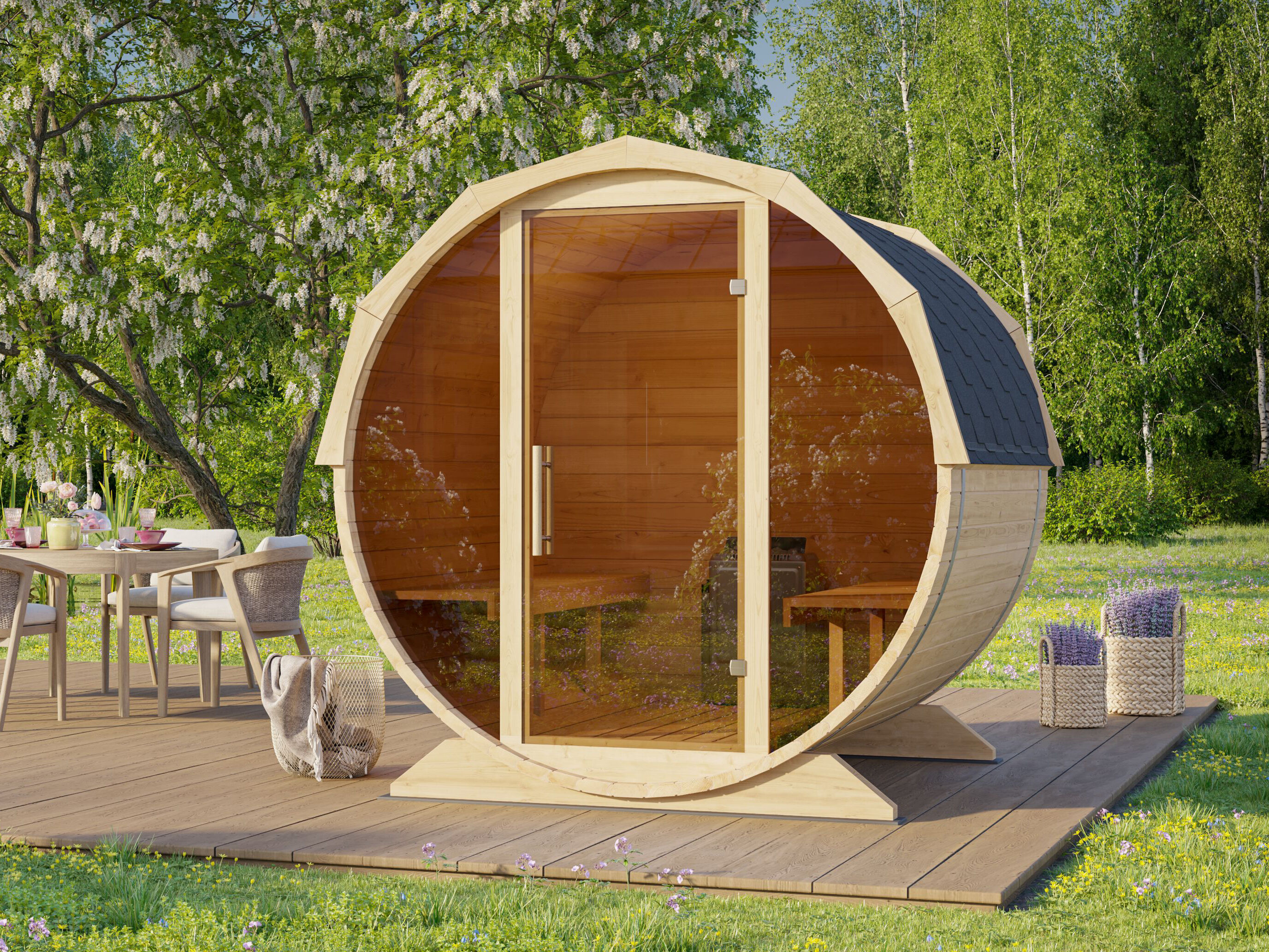 26% reduziert: Fjordholz Fass-Sauna Modell Elina Unkategorisiert online kaufen 26% reduziert: Fjordholz Fass-Sauna Modell Elina Unkategorisiert online kaufen