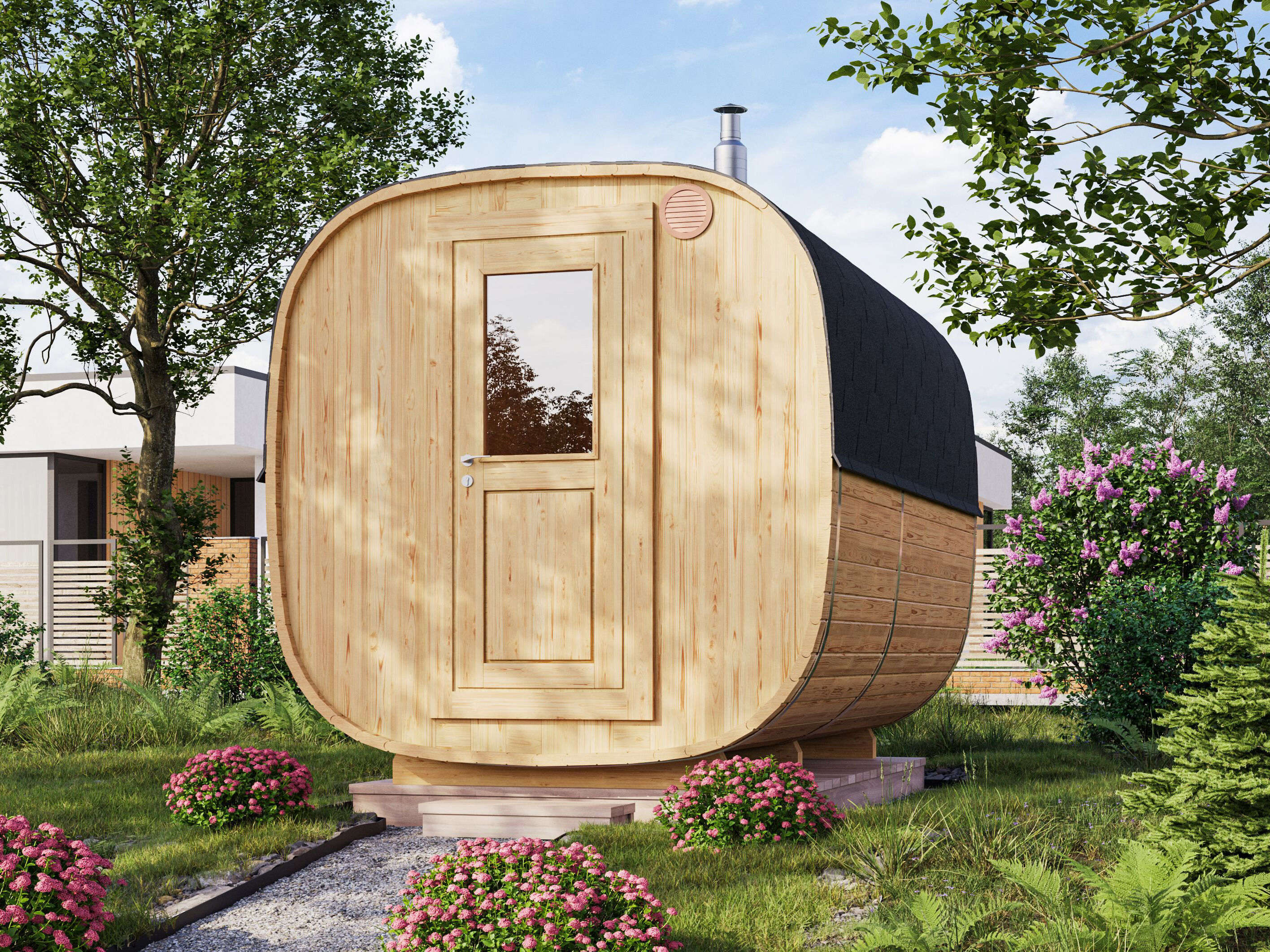 26% reduziert: Fjordholz Fass-Sauna Modell Quadro 300 cm 2-Raum Unkategorisiert online kaufen 26% reduziert: Fjordholz Fass-Sauna Modell Quadro 300 cm 2-Raum Unkategorisiert online kaufen