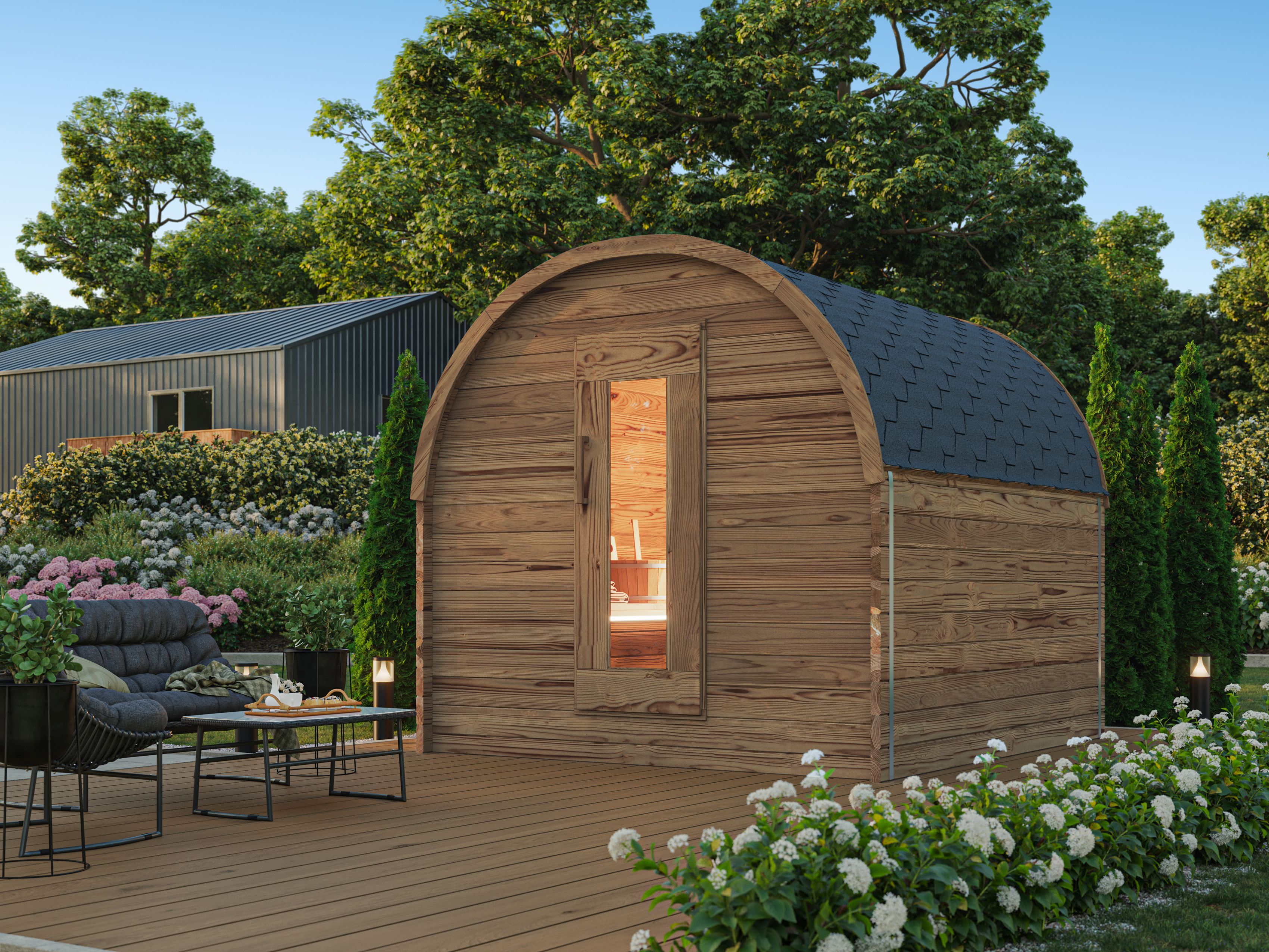 26% reduziert: Fjordholz Pod Sauna Modell Luxe 240 cm Unkategorisiert online kaufen