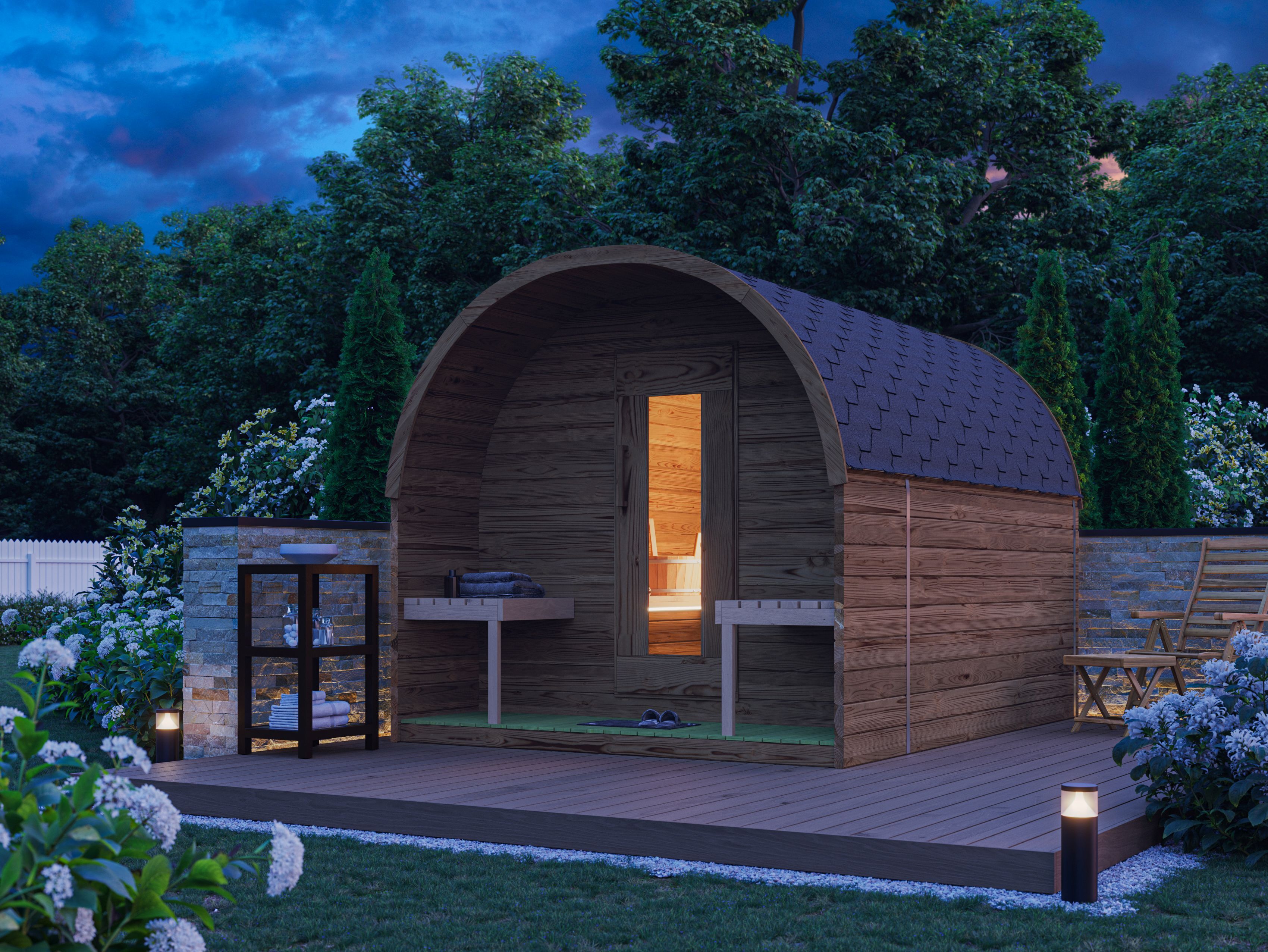 26% reduziert: Fjordholz Pod Sauna Modell Luxe 300 cm Unkategorisiert online kaufen