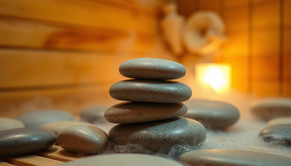 Saunasteine Wärmeverteiler