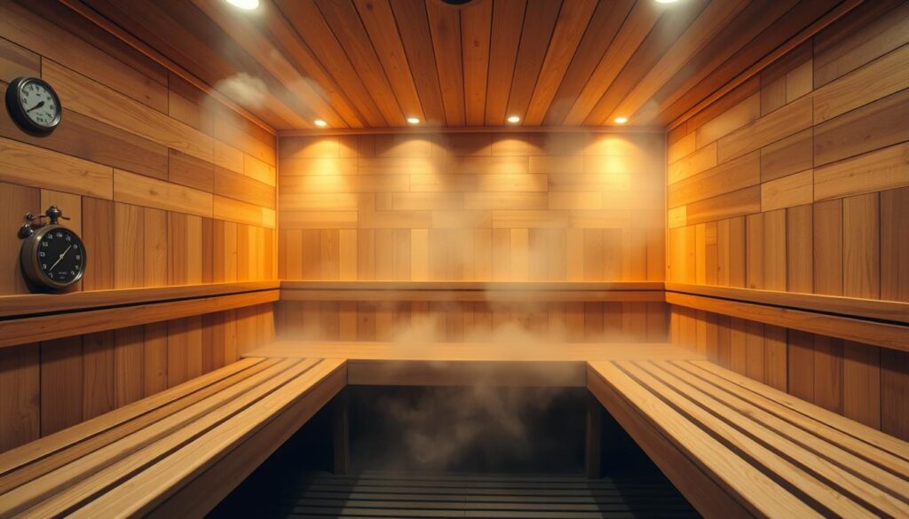 Saunatemperatur und Aufenthaltsdauer Saunatemperatur und Aufenthaltsdauer