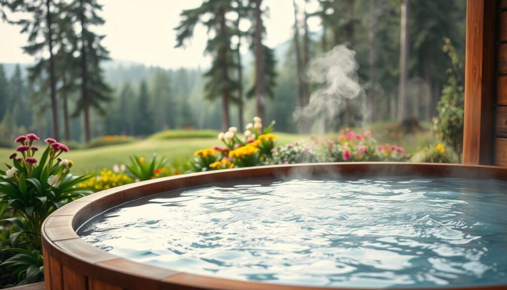 Reinigung des Badefasses