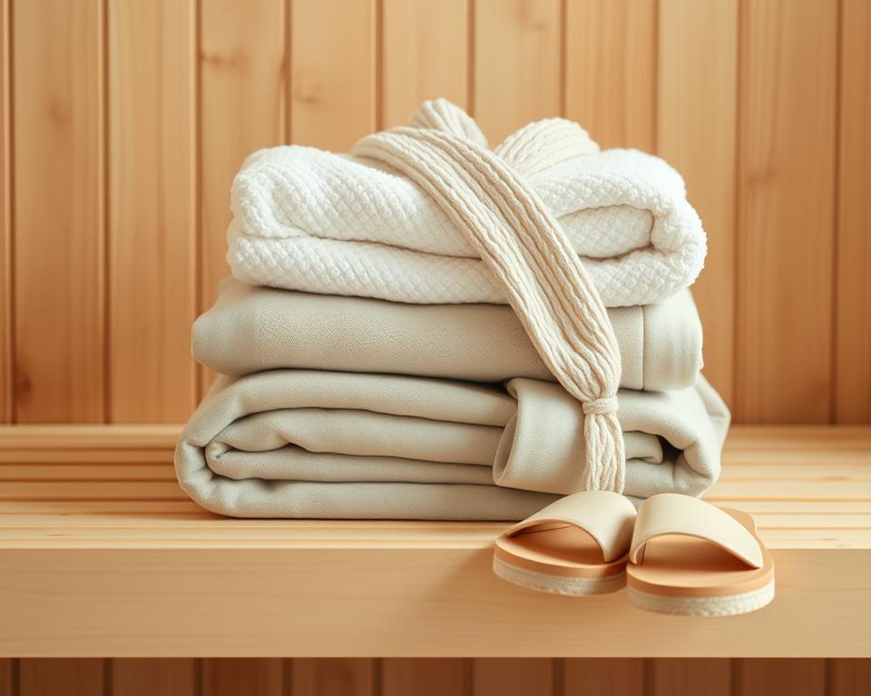 Saunakleidung Grundausstattung