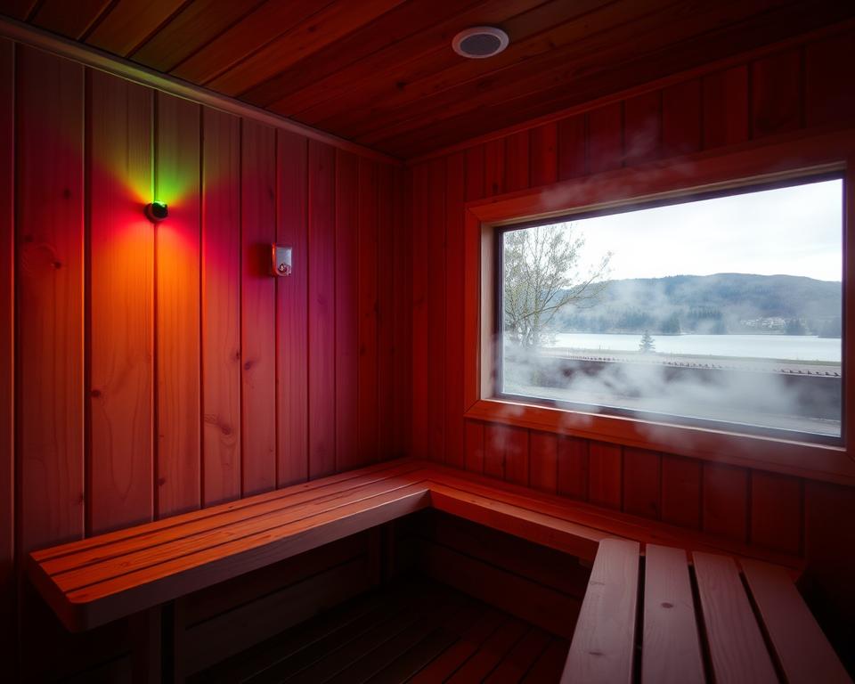 Farbtherapie Sauna Chromotherapie