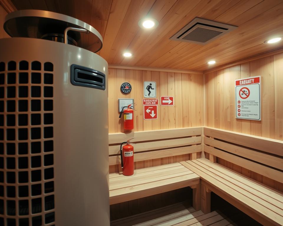 Sauna Sicherheit Brandschutz