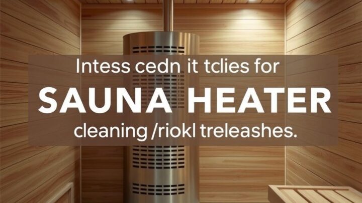 Saunaofen reinigen: Anleitungen und Pflegetipps