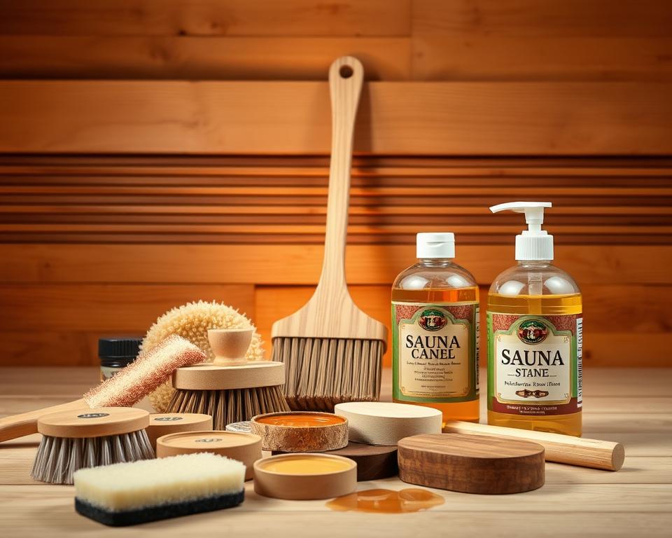Saunapflegewerkzeuge und Holzlasur Saunapflegewerkzeuge und Holzlasur