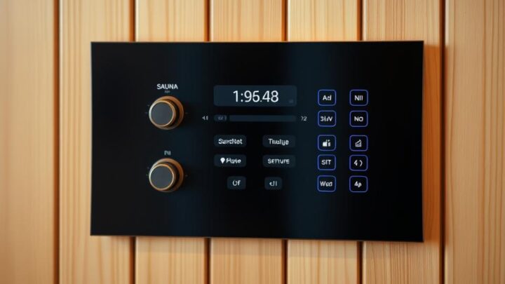 Moderne Saunasteuerung für maximalen Wellness-Komfort