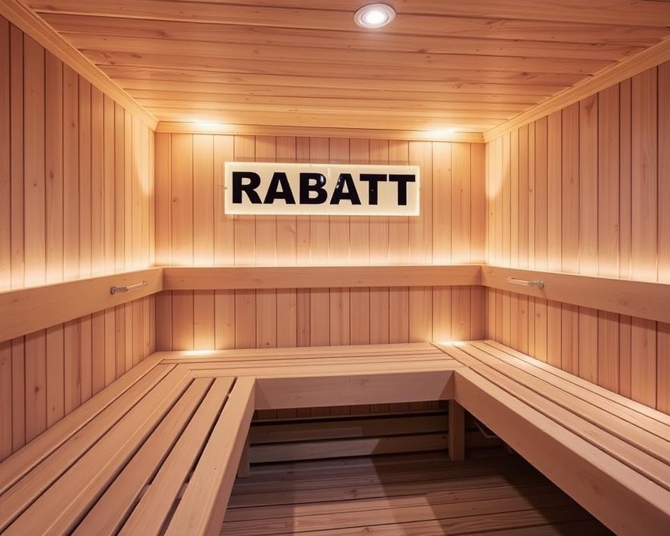 sauna rabatt