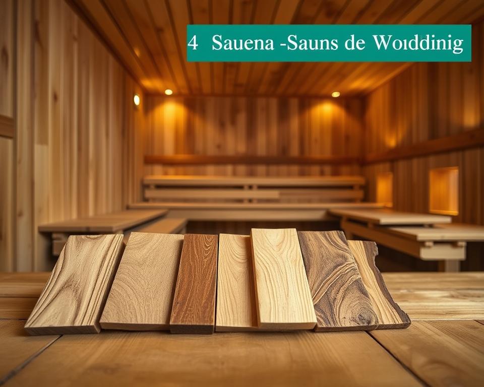 saunabau holzarten