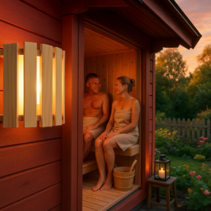 Fjordholz Sauna Lampenschirm Modell Lumo