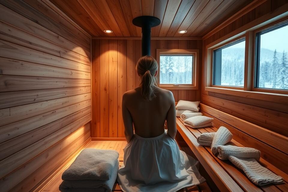 Wie gehe ich als Frau in die Sauna?