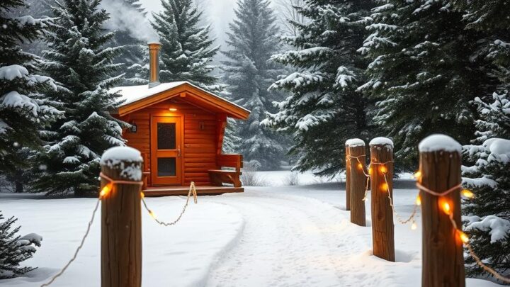 Outdoor-Sauna zu Weihnachten verschenken: Die perfekte Geschenkidee