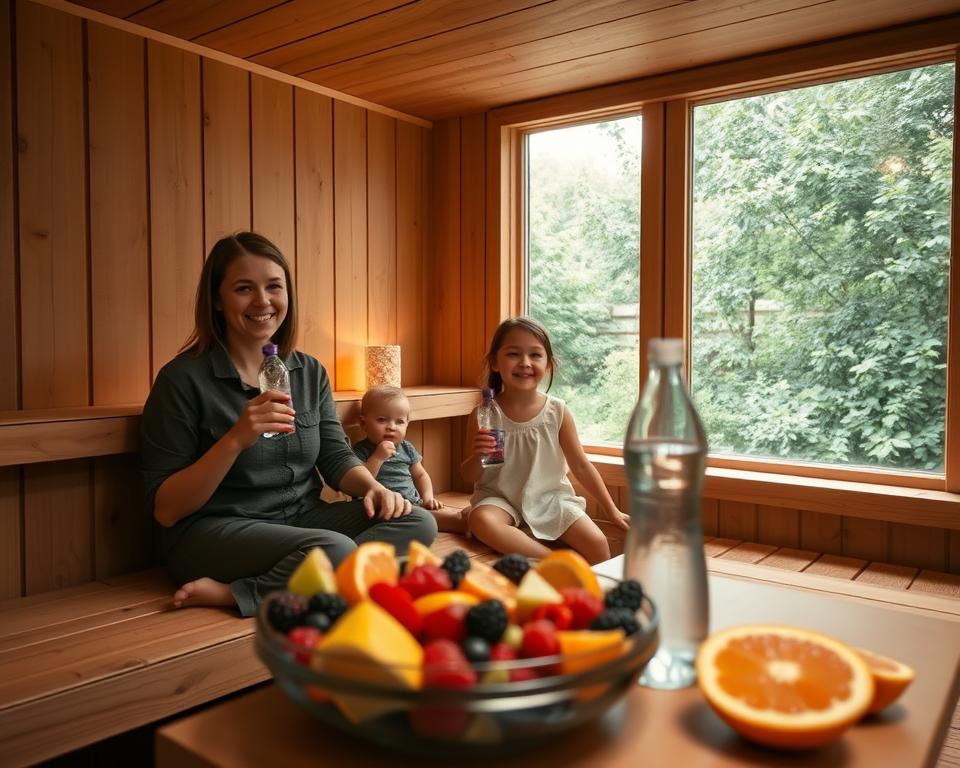 Ernährung bei Sauna mit Kindern Ernährung bei Sauna mit Kindern