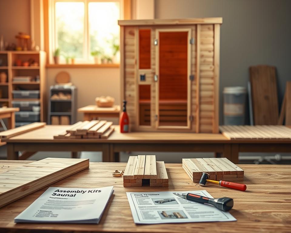 Sauna Bausatz aufbauen: Schritt-für-Schritt-Anleitung