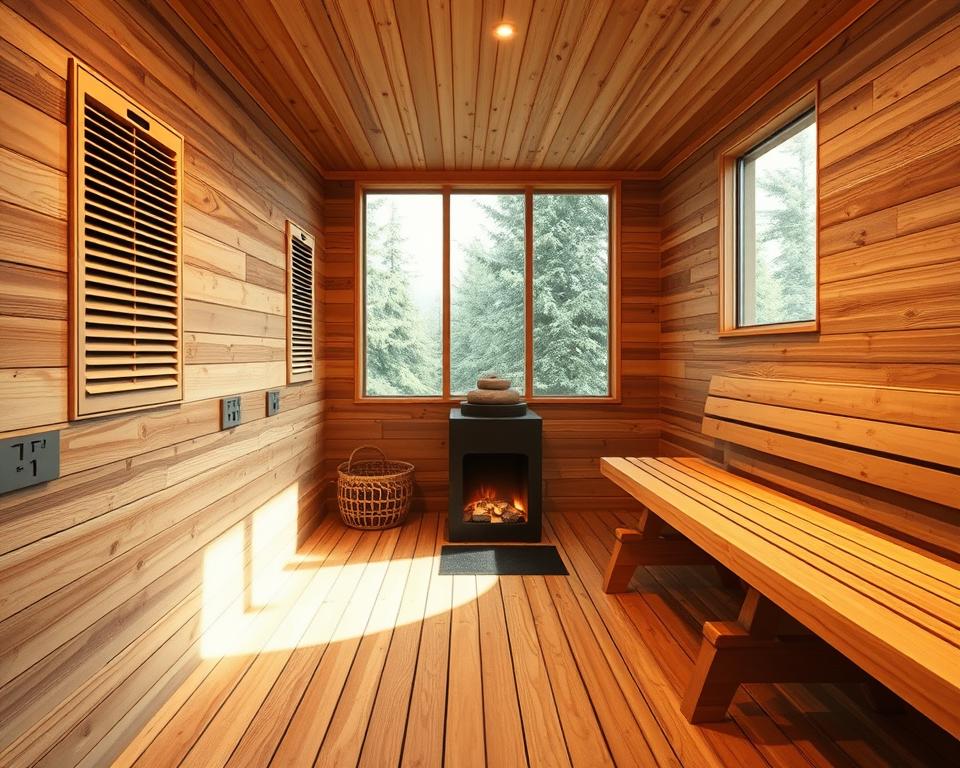Sauna Belüftung und Isolierung Sauna Belüftung und Isolierung