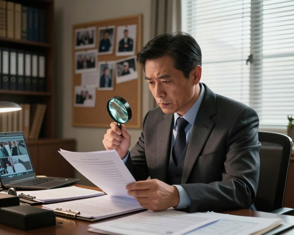 Detektiv bei der Arbeit Detektiv bei der Arbeit