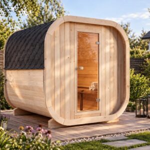 2x2m ScandiCube Comfort Fasssauna v. FinnTherm mit Ganzglastür mit Ofen für 4 P. Unkategorisiert online kaufen 2x2m ScandiCube Comfort Fasssauna v. FinnTherm mit Ganzglastür mit Ofen für 4 P. Unkategorisiert online kaufen