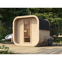 26% reduziert: Fjordholz Fass-Sauna Modell Icon 200 S Fichte