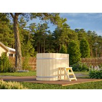 26% reduziert: Fjordholz Holzbadezuber Oval Größe 1 ohne Ofen