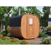 26% reduziert: Fjordholz Fass-Sauna Modell Quadro 230 cm