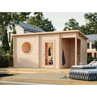26% reduziert: Fjordholz Saunahaus Modell Olde 70