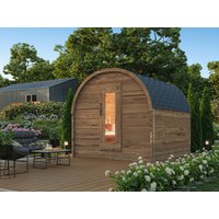 26% reduziert: Fjordholz Pod Sauna Modell Luxe 240 cm