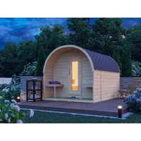 26% reduziert: Fjordholz Pod Sauna Modell Luxe 300 cm