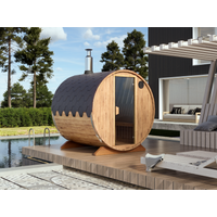 26% reduziert: Fjordholz Fass-Sauna Theo