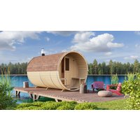 26% reduziert: Fjordholz Fass-Sauna Jona