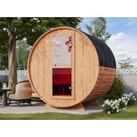 26% reduziert: Fjordholz Fass-Sauna Modell Mini Luxe