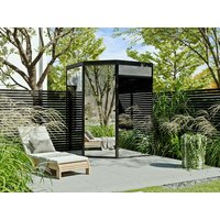 26% reduziert: Fjordholz Spiegelsauna Modell Kuido Black Edition