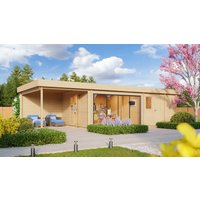 26% reduziert: Fjordholz Saunahaus Modell St. Moritz
