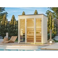 26% reduziert: Fjordholz Mini Saunahaus Modell Otto 40