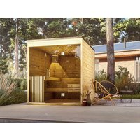 26% reduziert: Fjordholz Design Saunahaus Modell Relax