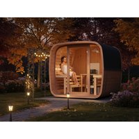26% reduziert: Fjordholz Fass-Sauna Modell Cubus-3