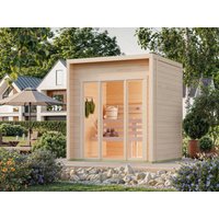 26% reduziert: Fjordholz Saunahaus Modell Patio Größe XS