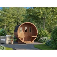 26% reduziert: Fjordholz Fass-Sauna Modell 250 Thermo