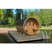 26% reduziert: Fjordholz Fass-Sauna Modell 400
