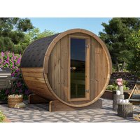 26% reduziert: Fjordholz Fass-Sauna Modell Ergonomic 220