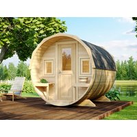 26% reduziert: Fjordholz Fass-Sauna Modell Lauri
