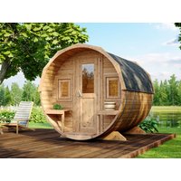 26% reduziert: Fjordholz Fass-Sauna Modell Lauri