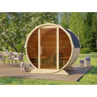 26% reduziert: Fjordholz Fass-Sauna Modell Elina