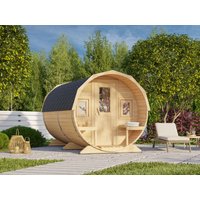 26% reduziert: Fjordholz Fass-Sauna Modell Alvin