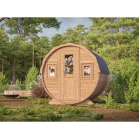 26% reduziert: Fjordholz Fass-Sauna Modell Ando