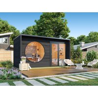 26% reduziert: Fjordholz Gartenhaus Modell Office Box Größe M sch