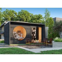 26% reduziert: Fjordholz Gartenhaus Modell Office Box Größe L sch